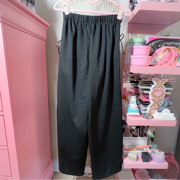 Bubbles black lace up pants - Picture 4 of 4